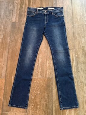 Anthropologie Pilcro and the Letterpress Dark Blue Parallel Jeans